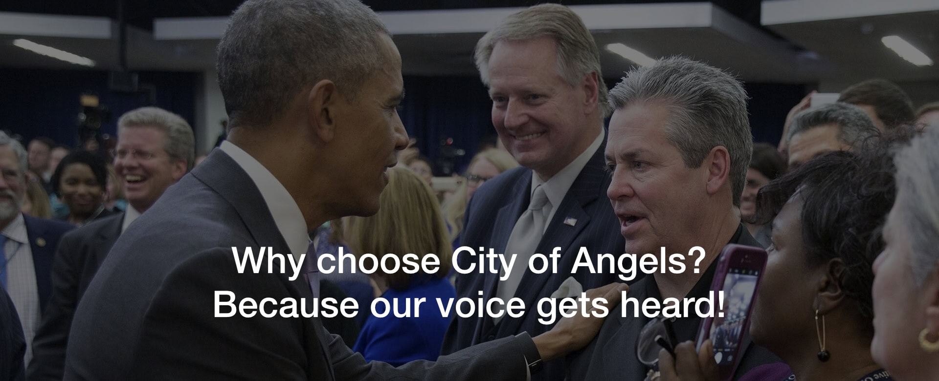 President Obama and Kevin Meara